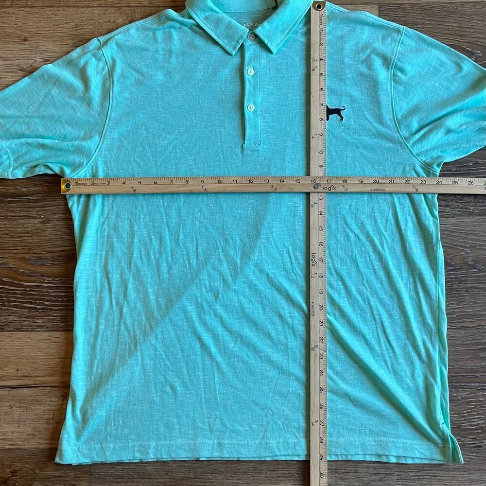 NWT The Black Dog Beachfront Collection Slub Polo XL Seafoam Preppy Coastal $64 - Picture 6 of 6